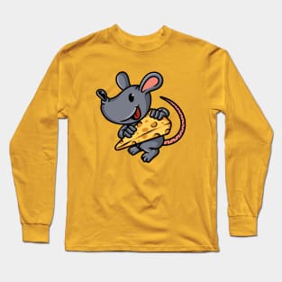 Mouse and Cheese Long Sleeve T-Shirt